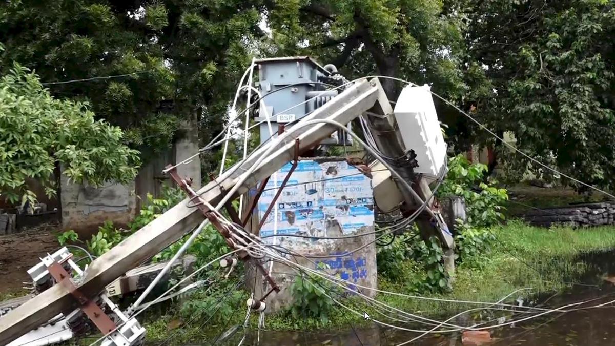 Cyclone Montha: DISCOMs incur loss of ₹17.84 crore on account of damages to infra