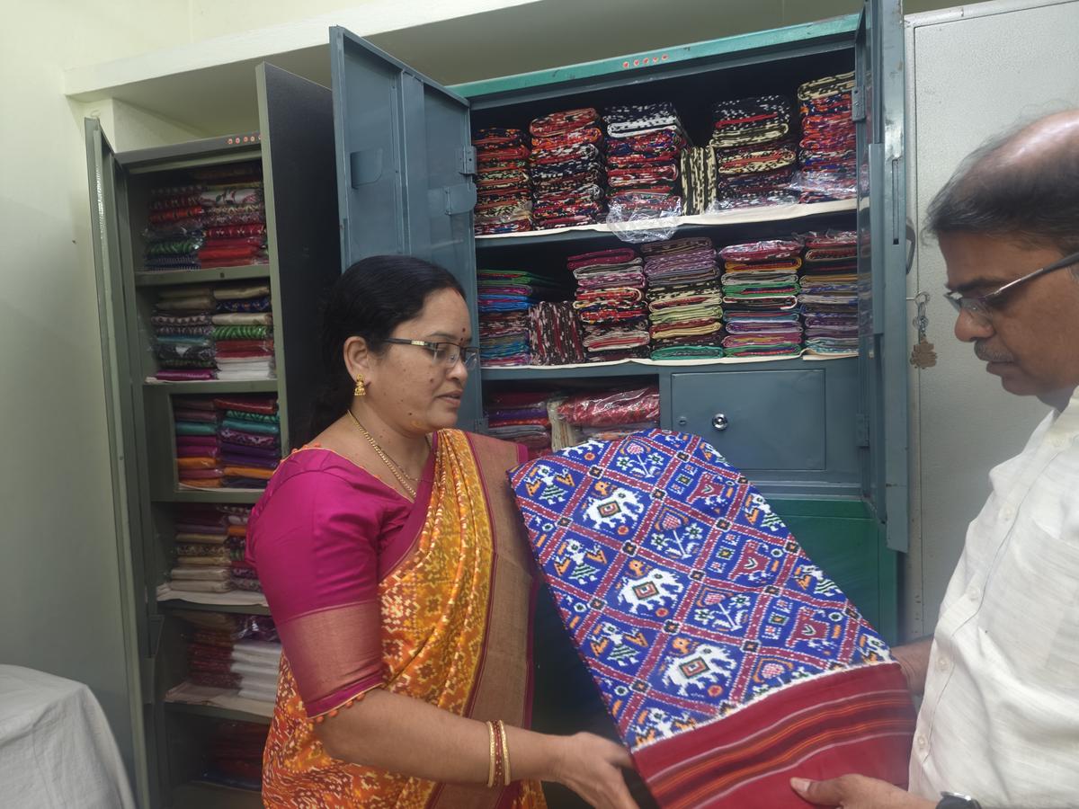 Gajam Narmada with her husband Gajam Narendra
