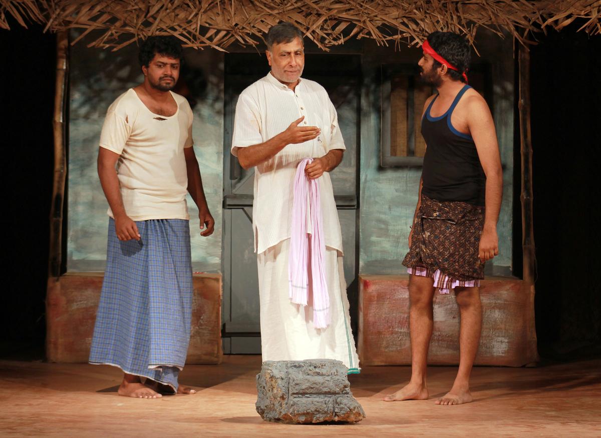 P.C. Ramakrishna’s Water, an English dramatisation of Komal Swaminathan’s Thanneer Thanneer was staged in 2012. P.C. Ramakrishna’s Water, an English dramatisation of Komal Swaminathan’s Thanneer Thanneer was staged in 2012.