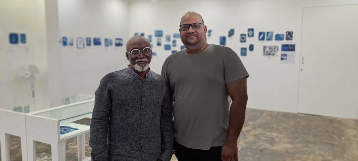 Ashvin with Bose Krishnamachari at the Centre