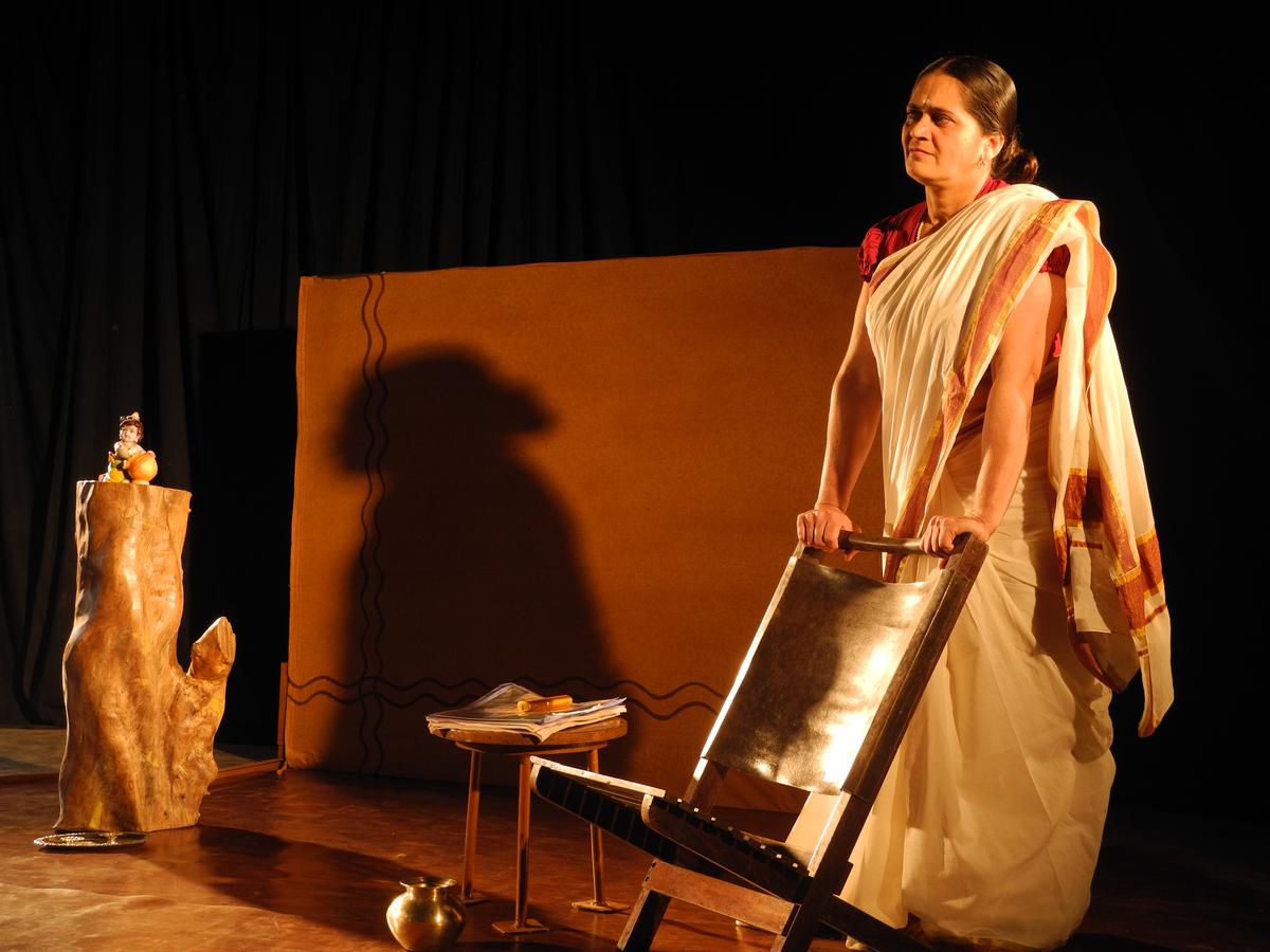 Giribale, a play in Kannada, which will be staged in Thiruvananthapuram as part of the Women's Theater Festival, is based on a story by Vaidehi 