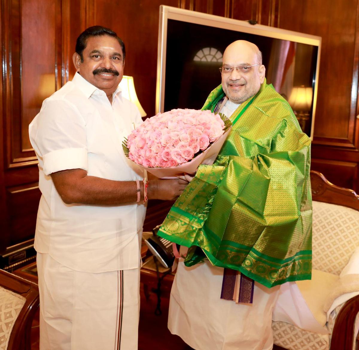 Edappadi K. Palaniswami, AIADMK leaders call on Union Home ...