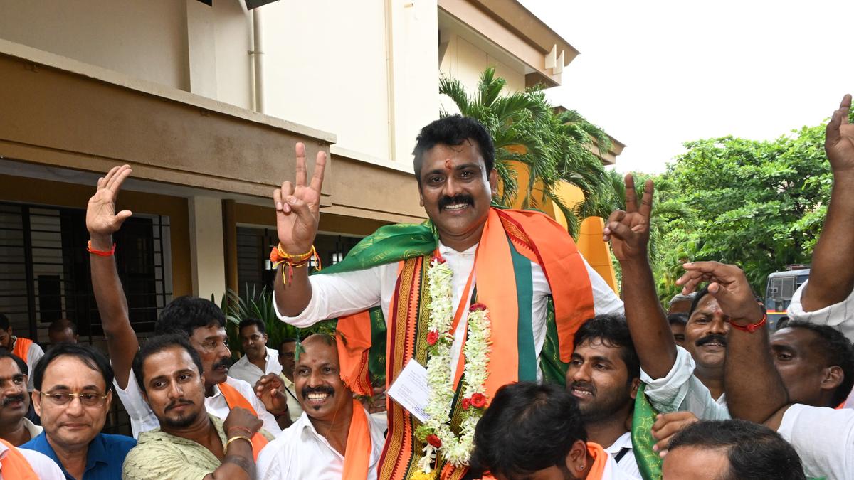 BJP retains seat in Legislative Council by-election from DK Local Authorities’ constituency