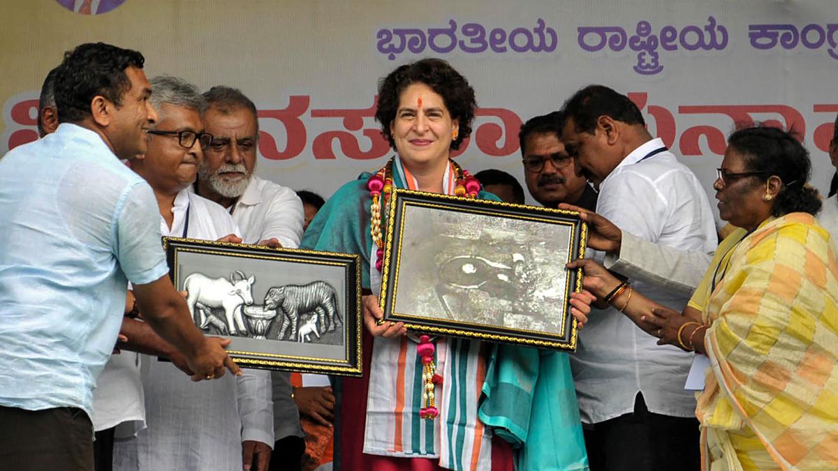 Priyanka Gandhi recalls Indira Gandhi’s victory in Chikkamagaluru in campaign for Karnataka Assembly elections