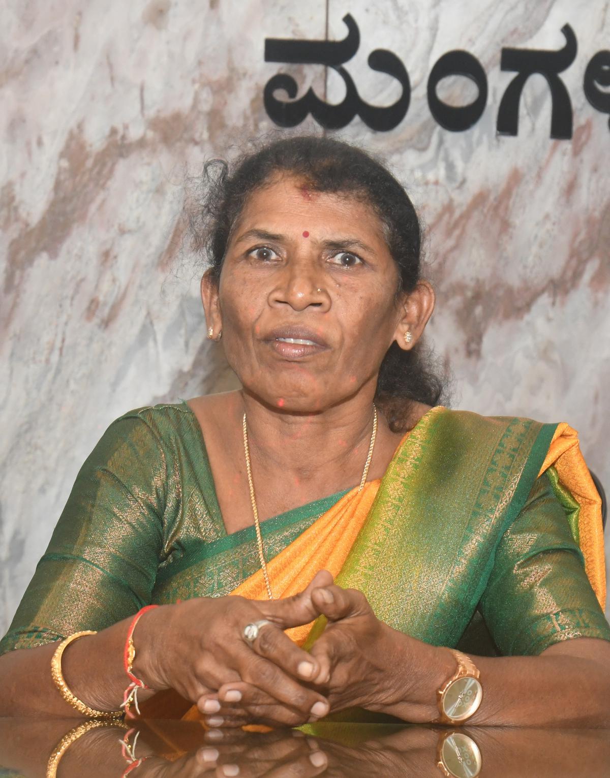 Sunita, new Deputy Mayor of Mangaluru. 