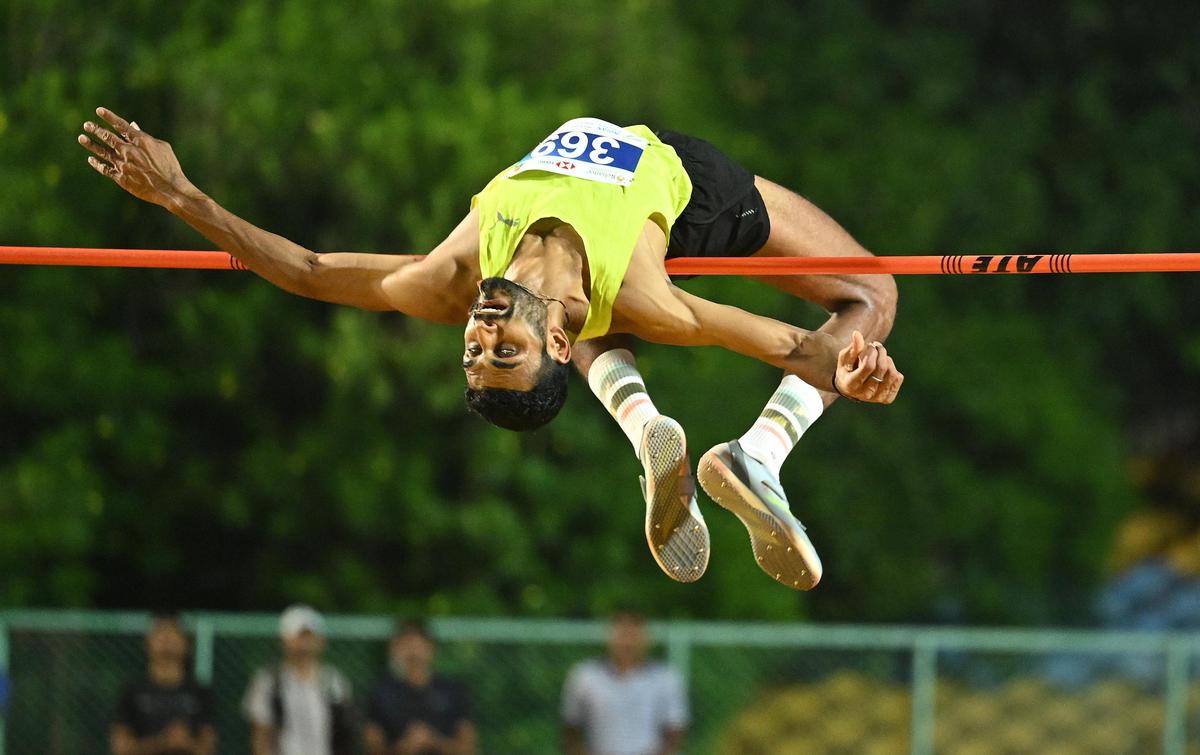 Kushare gave a good account of his focus to first register 2.22m and ensure his CWG journey.