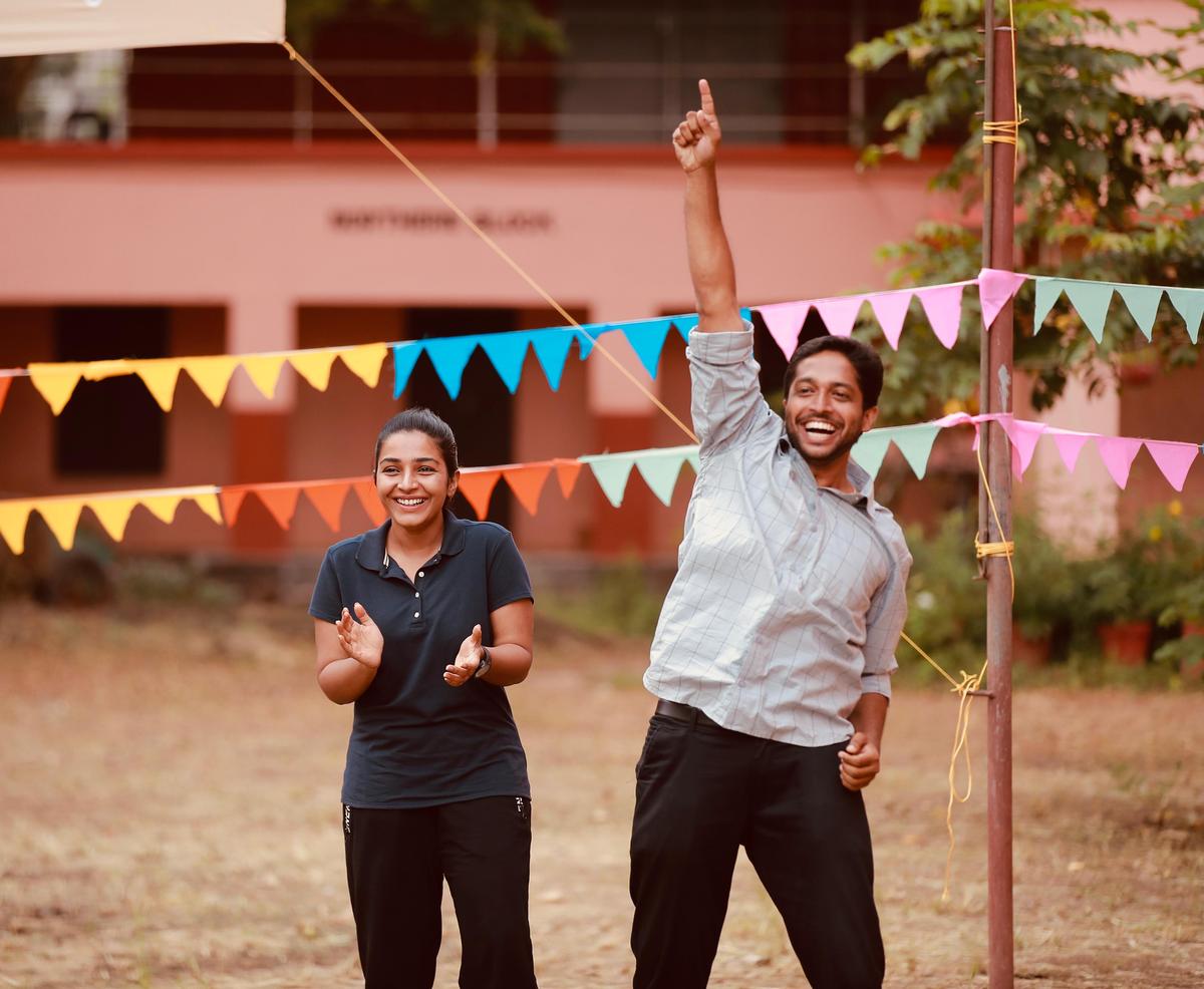 Renjit Shekar with Rajisha Vijayan in Kho-Kho