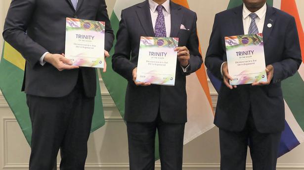 India discusses cooperation among IBSA countries in various multilateral fora, including UN, WTO and G20