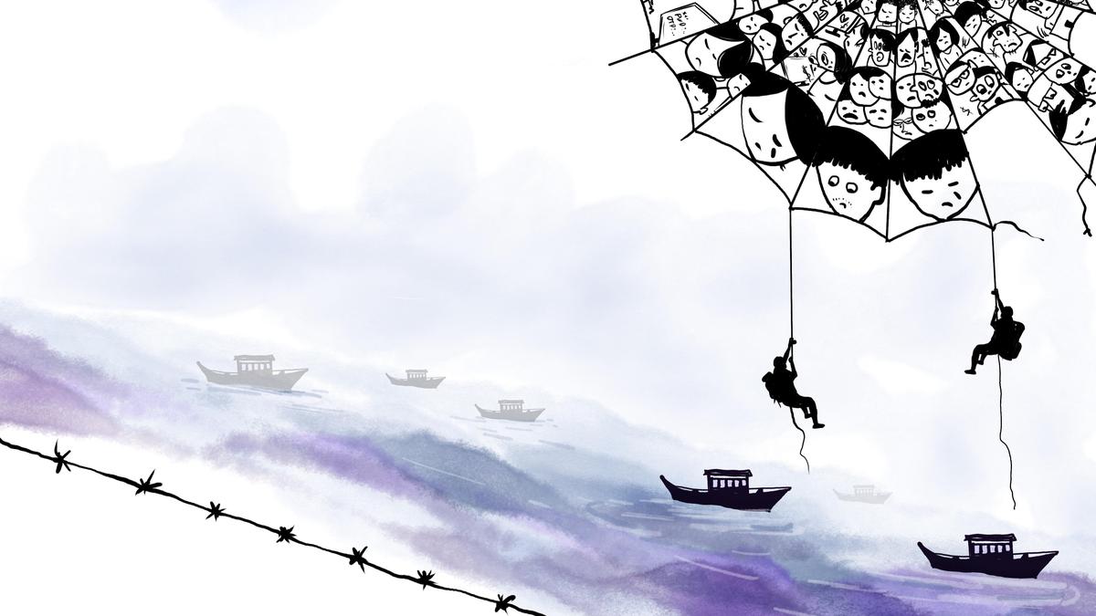 Crossing a river into cyber slavery
Premium