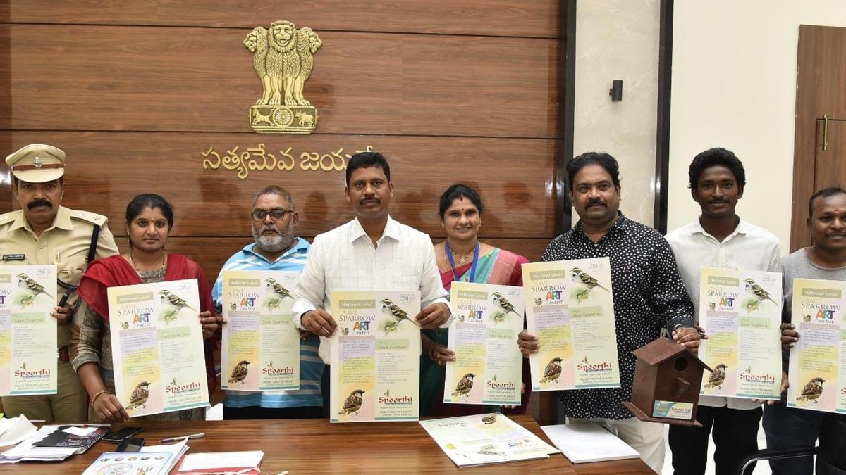 Collector Dilli Rao releases poster for ‘Save the Sparrow’ art contest