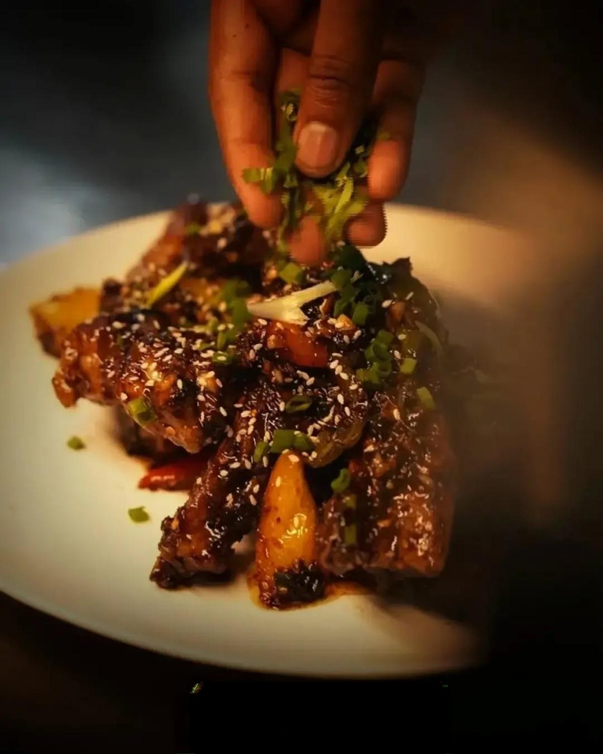 Pork ribs at Francis