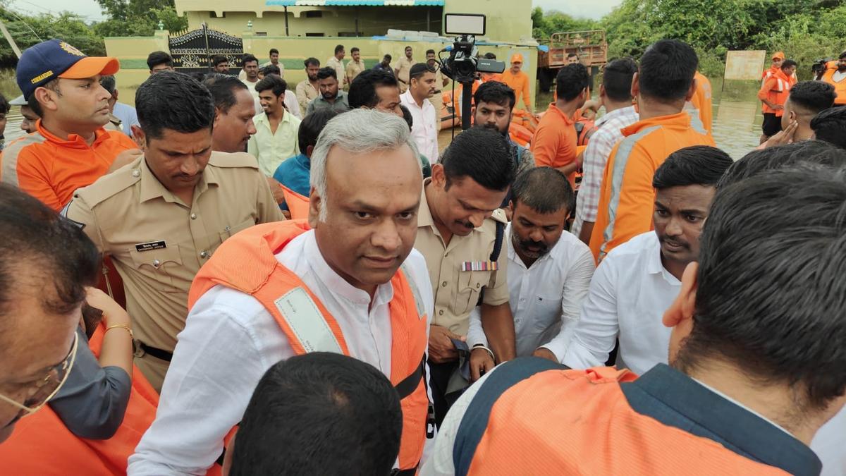 Minister tours flood-hit villages in Kalaburagi district