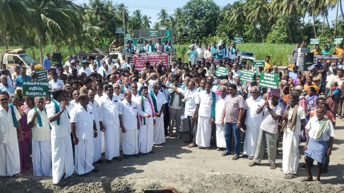 Move to establish toll plaza on Erode &ndash; Sathyamangalam road opposed