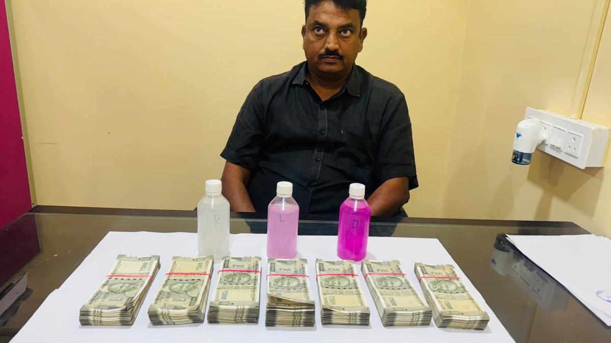 Two government officials trapped in separate bribery cases in Telangana, tainted amount of over ₹3.5 lakh recovered