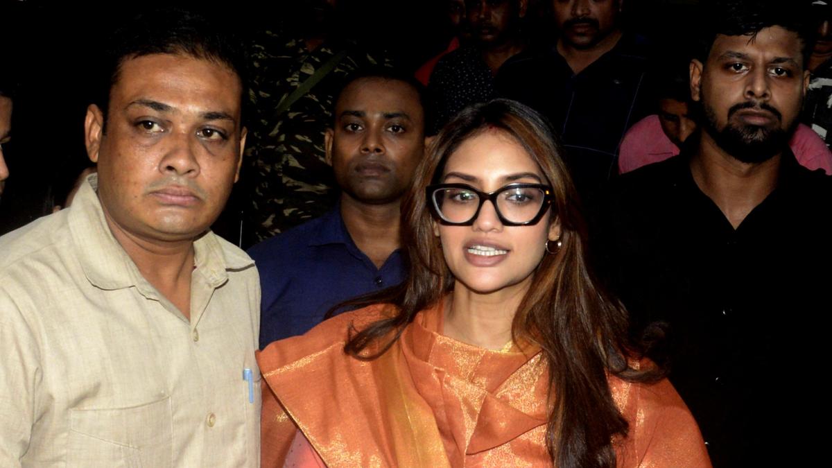 Actor Nusrat appears before ED in Kolkata in connection with housing project fraud probe