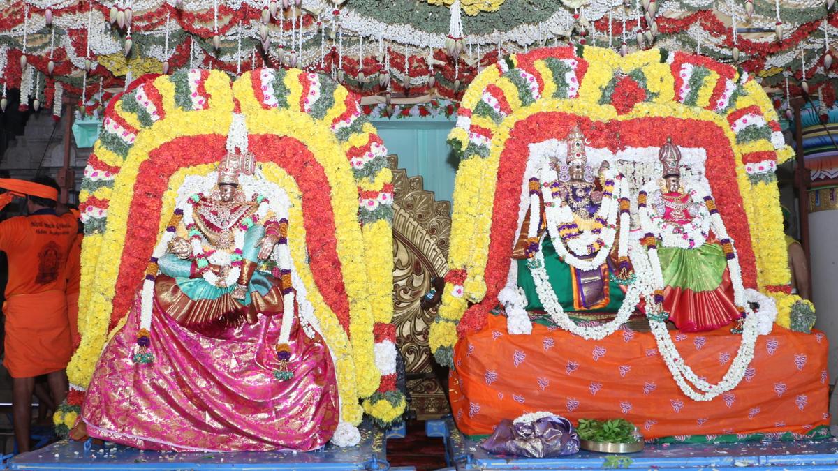 Celestial wedding performed in a grand manner at Sri Abirami Amman Temple in Dindigul