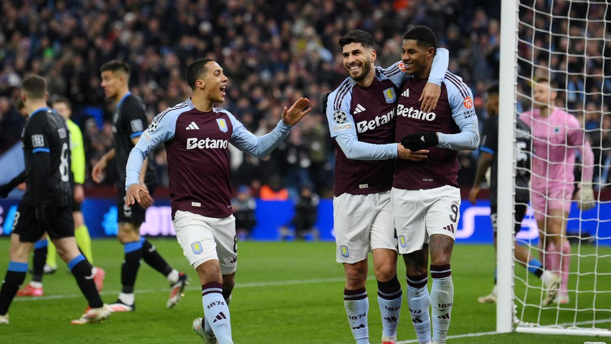 Champions League: Aston Villa cruise into quarterfinals where PSG await