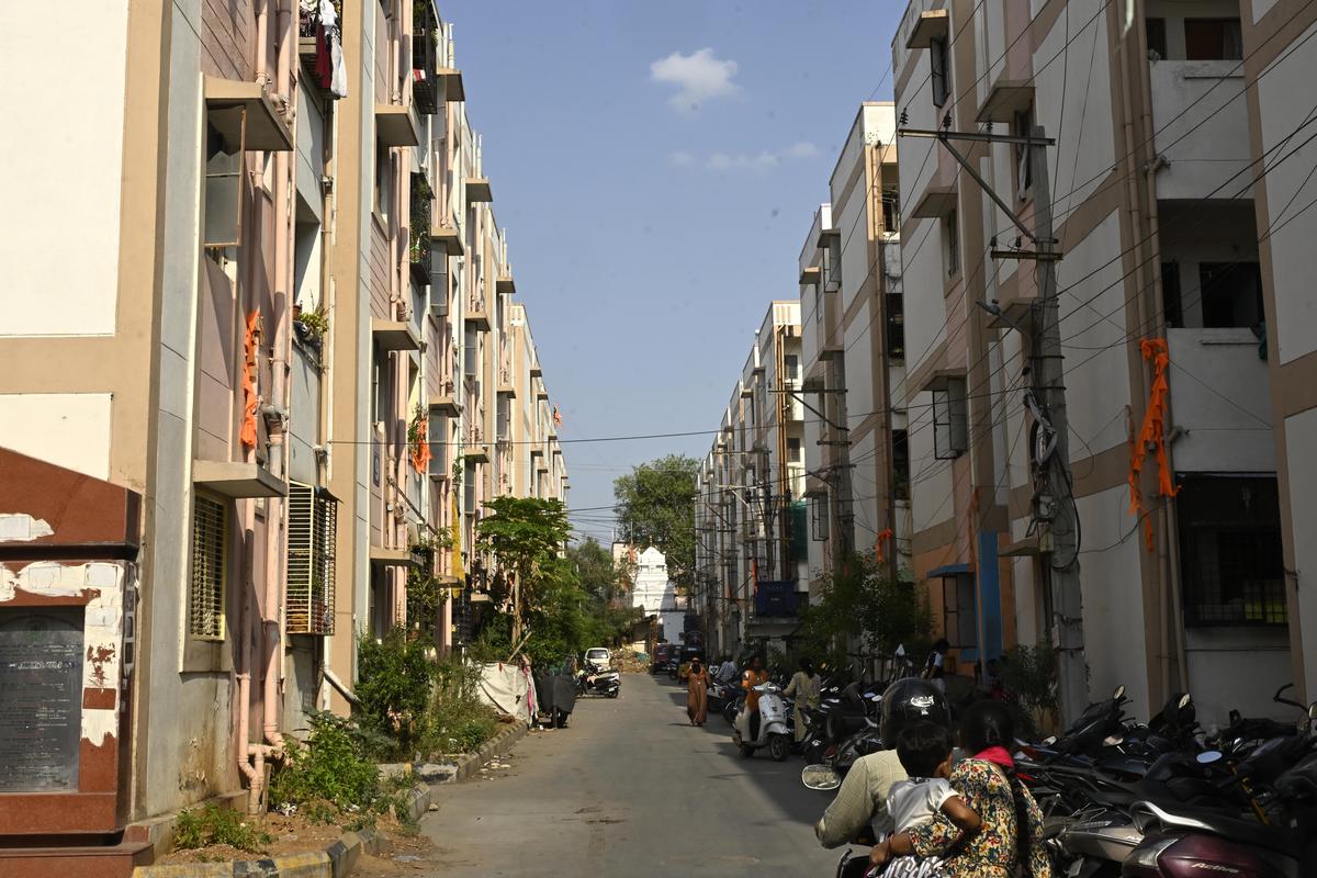 2BHK dignity houses at Old Marredpally in Secunderabad, on Thursday.