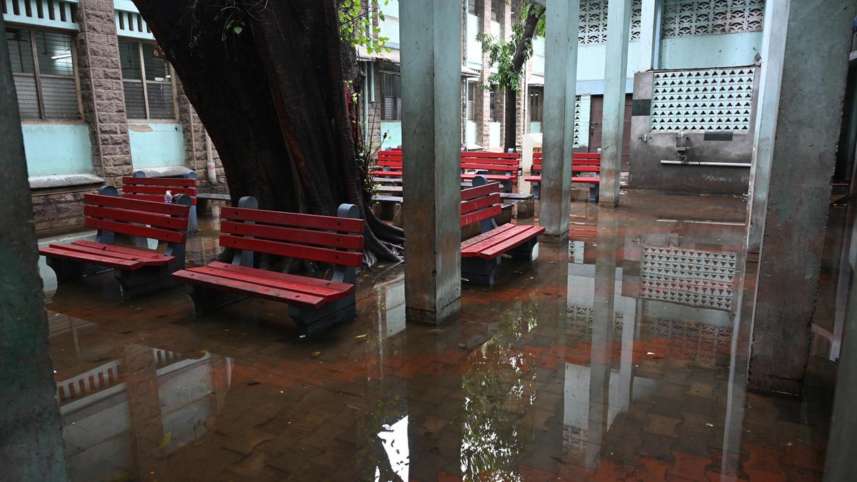 Drainage issue follows rains at Government Rajaji Hospital in Madurai