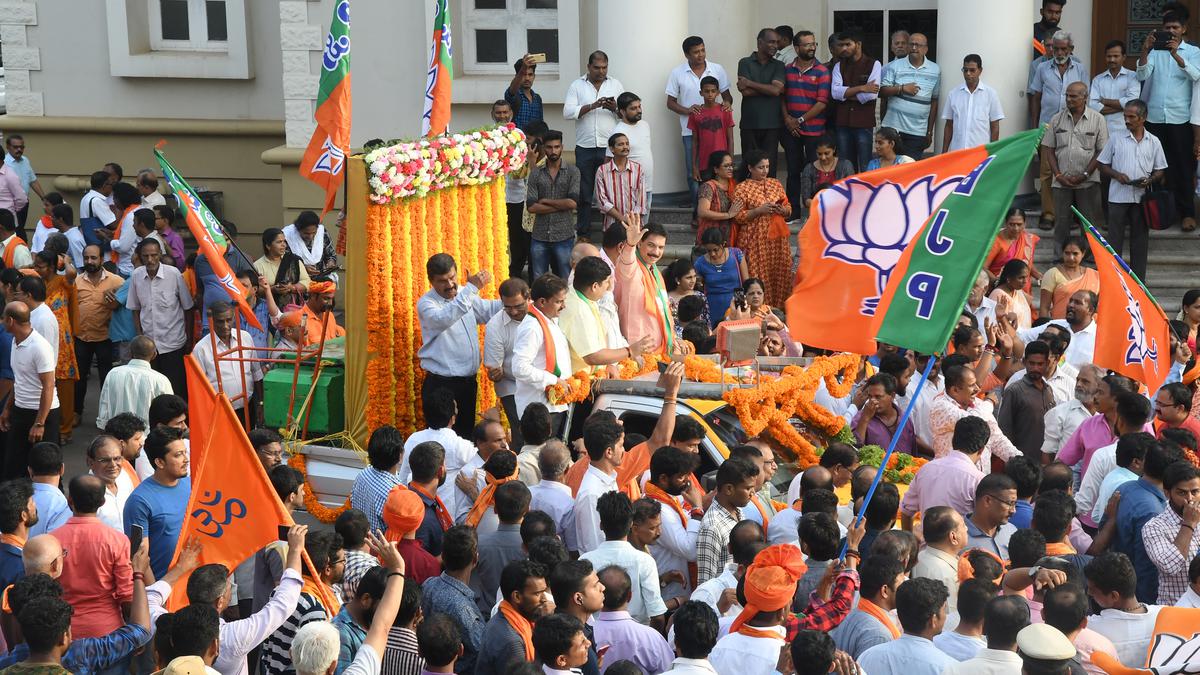 BJP has retained 13 Lok Sabha seats, JD(S) one, and Congress none consistently since 2009