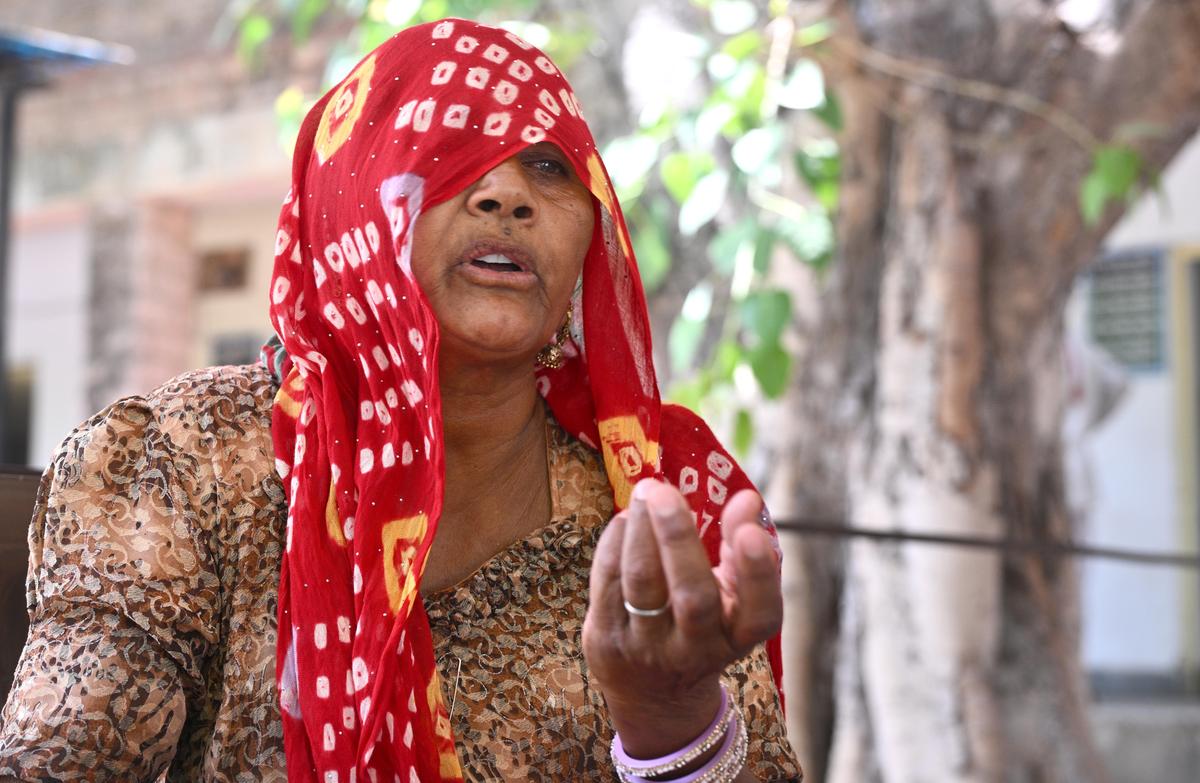 Bhanwari Devi (Bano), whose family has been systematically socially ostracised in Pali, Rajasthan.