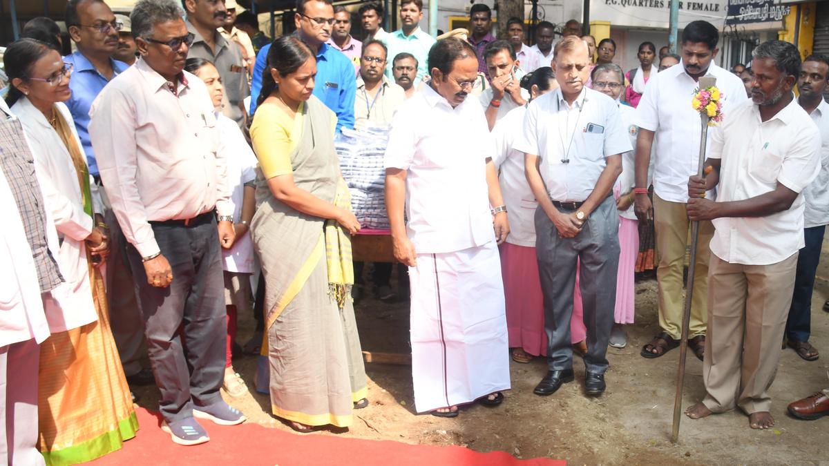 Minister lays stone for additional Siddha buildings at Salem hospital