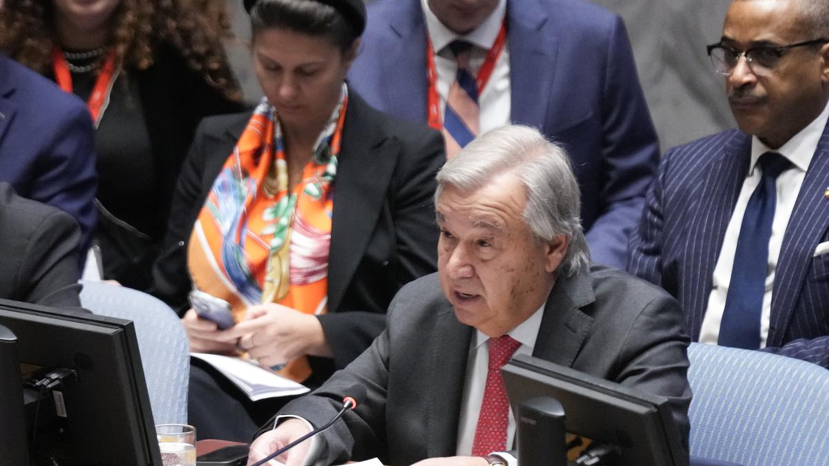 Israel calls for resignation of UNSG Antonio Guterres after he tells Security Council Hamas attacks did not happen in vacuum