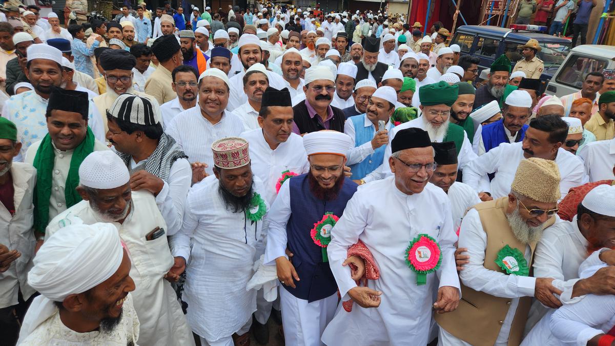Procession taken out to mark Id Milad in Hubballi