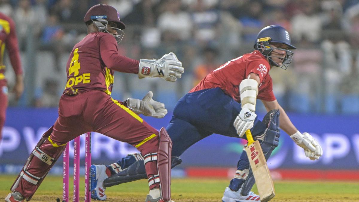 T20 World Cup: Sherfane Rutherford fires West Indies to 196/6 against England in T20 World Cup
