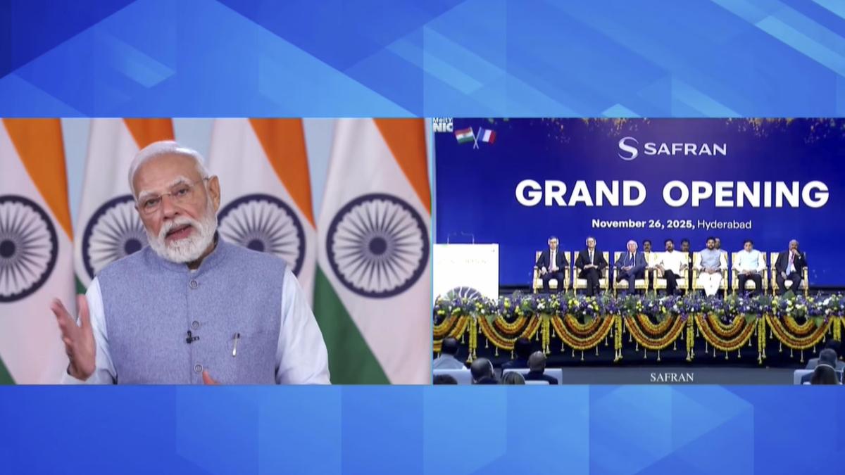 PM Modi inaugurates French major Safran’s MRO facility in Hyderabad; urges it to design aircraft engine, components in India