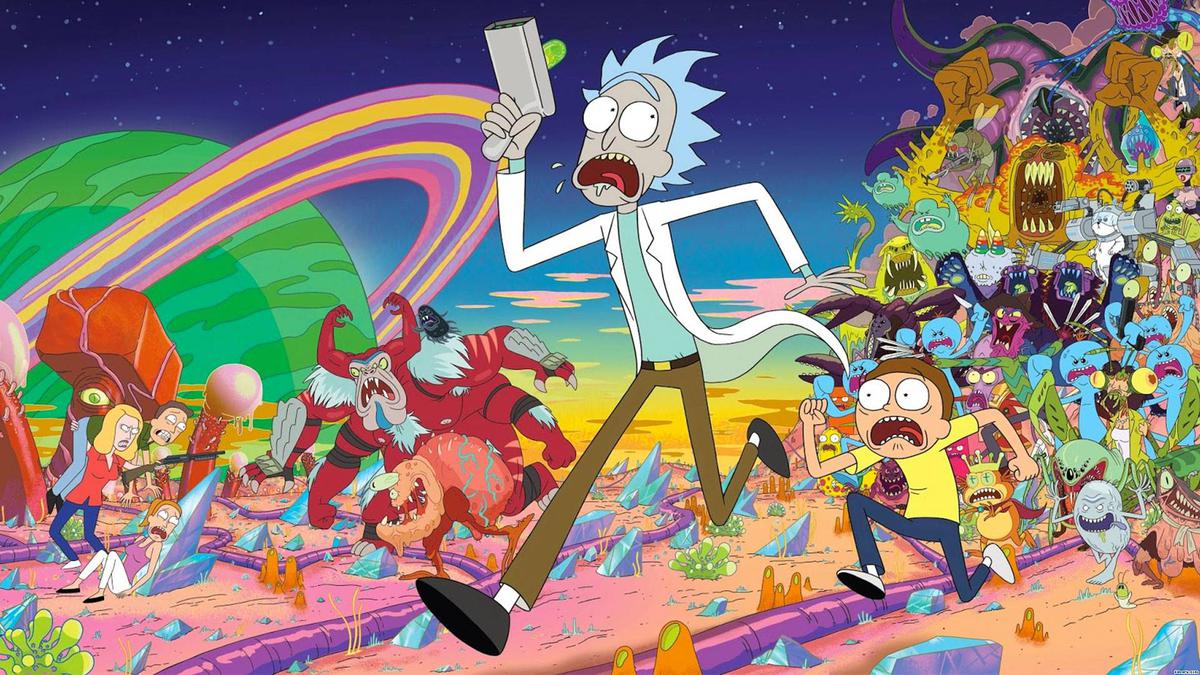 A still from ‘Rick and Morty’