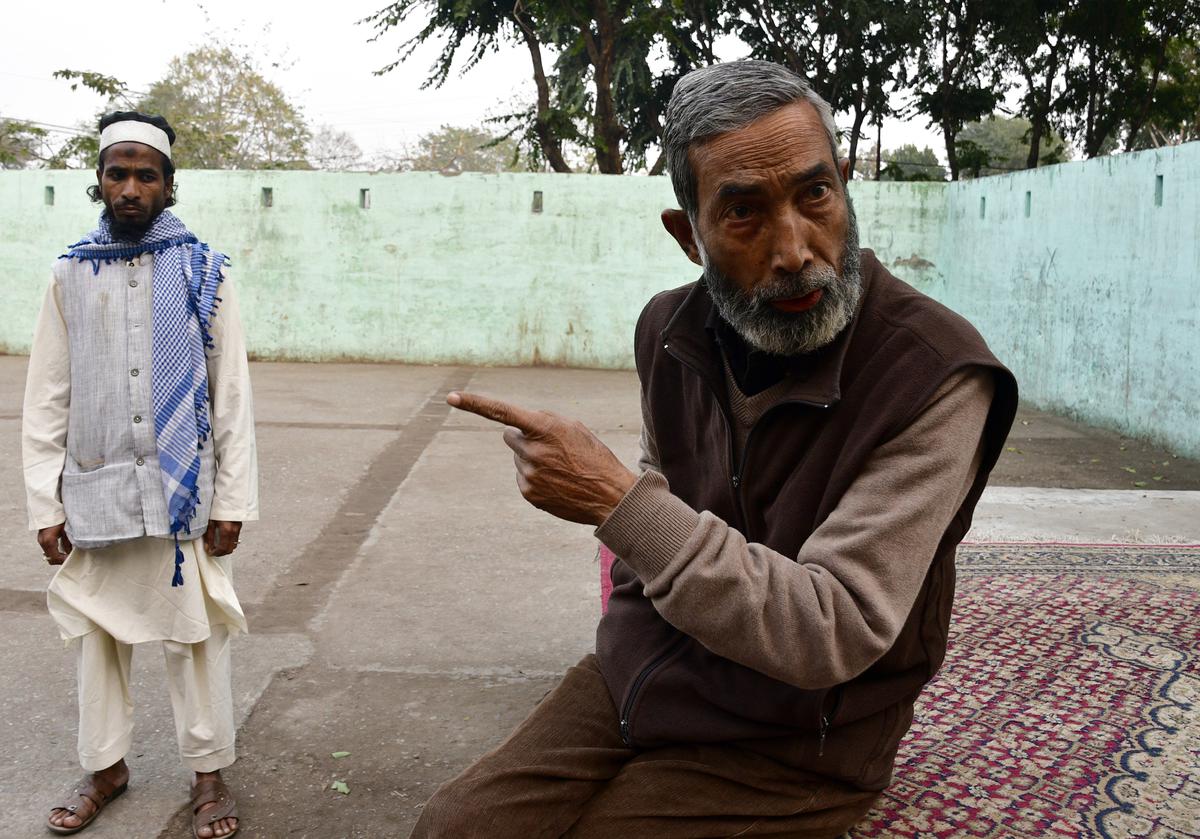 Atiq Shah, 65, the fourth generation caretaker of the mazar that dates back to 1884, near Haldwani railway station. The shrine has received an eviction notice. Atiq Shah, 65, the fourth generation caretaker of the mazar that dates back to 1884, near Haldwani railway station. The shrine has received an eviction notice.