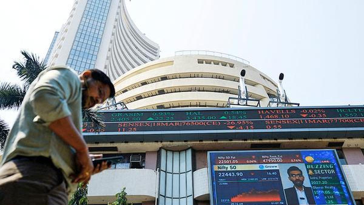 Stock markets end flat in highly volatile trade ahead of GDP, IIP data