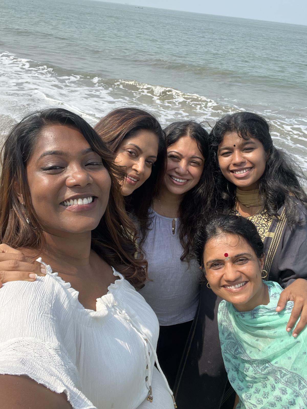 Anjali Menon (centre) with some of the leading women of ‘Wonder Women’.