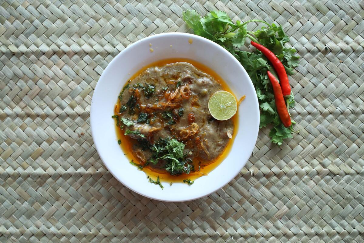 A bowl of haleem