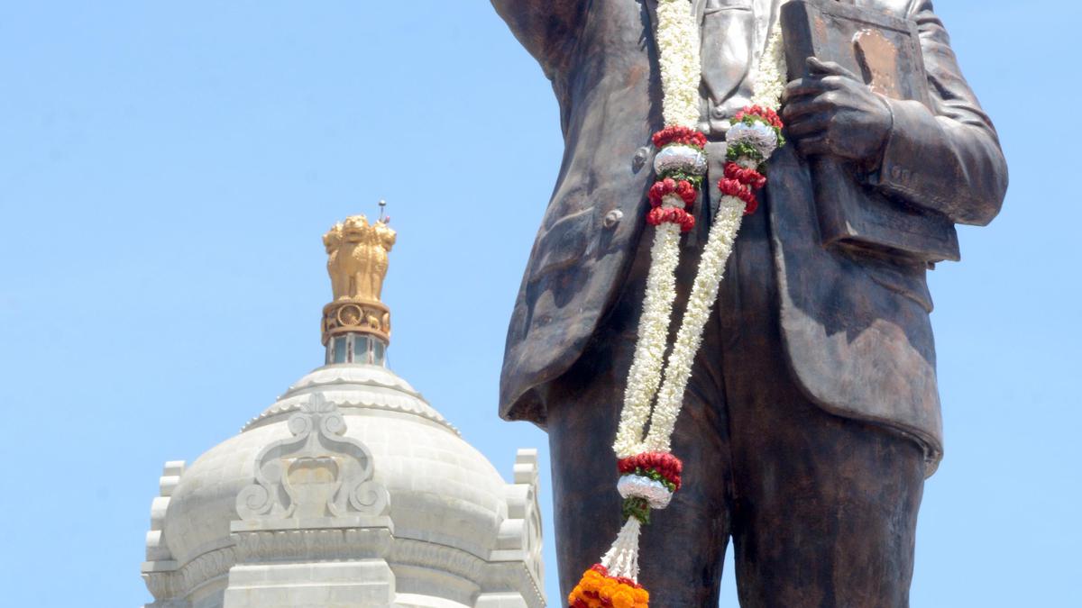 Statues of Ambedkar, Chennamma, Sangolli Rayanna unveiled in front of Suvarna Soudha in Belagavi