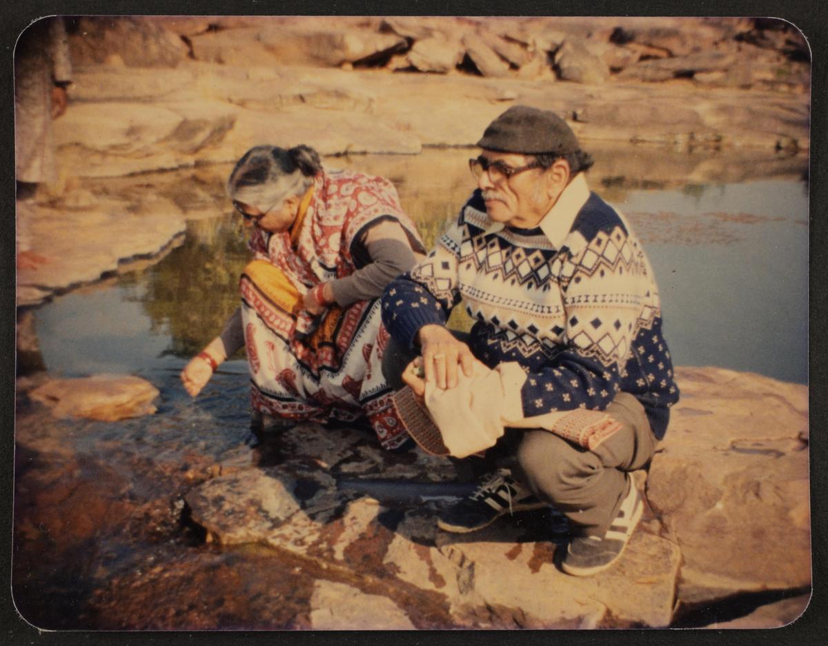 An archival photo of S. Ranganayaki and Krishna Bahadur. An archival photo of S. Ranganayaki and Krishna Bahadur.