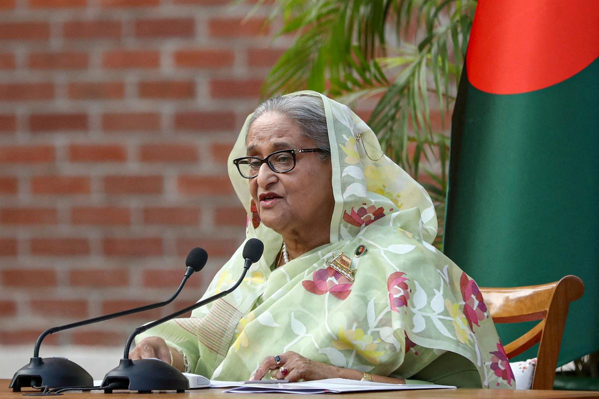 Ban on Sheikh Hasina's Awami League a 'concerning development': India - The  Hindu