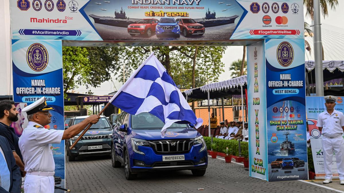 Navy’s car expedition covering ‘entire coastline’ flagged off from Kolkata