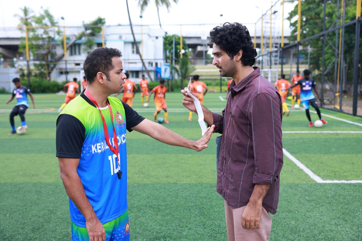 Shane Nigam and Vinay Fort in a scene from TK Rajeev Kumar's Bermuda 