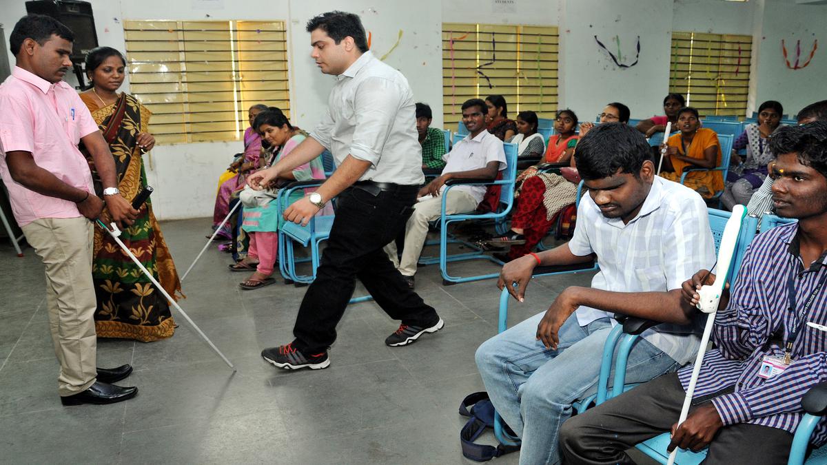 In A First, BBMP To Distribute ‘smart Cane’ For Visually Challenged ...