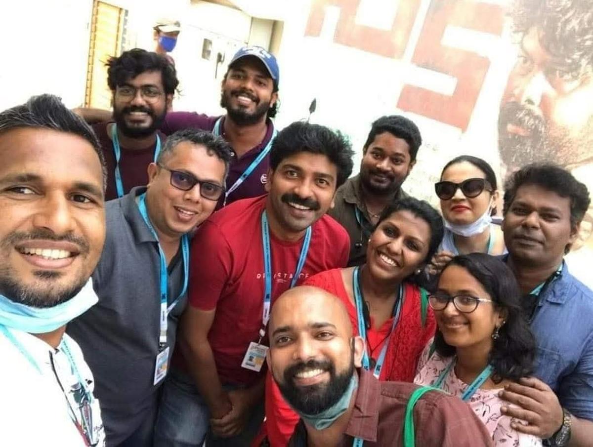 A group of movie buffs at the IFFK