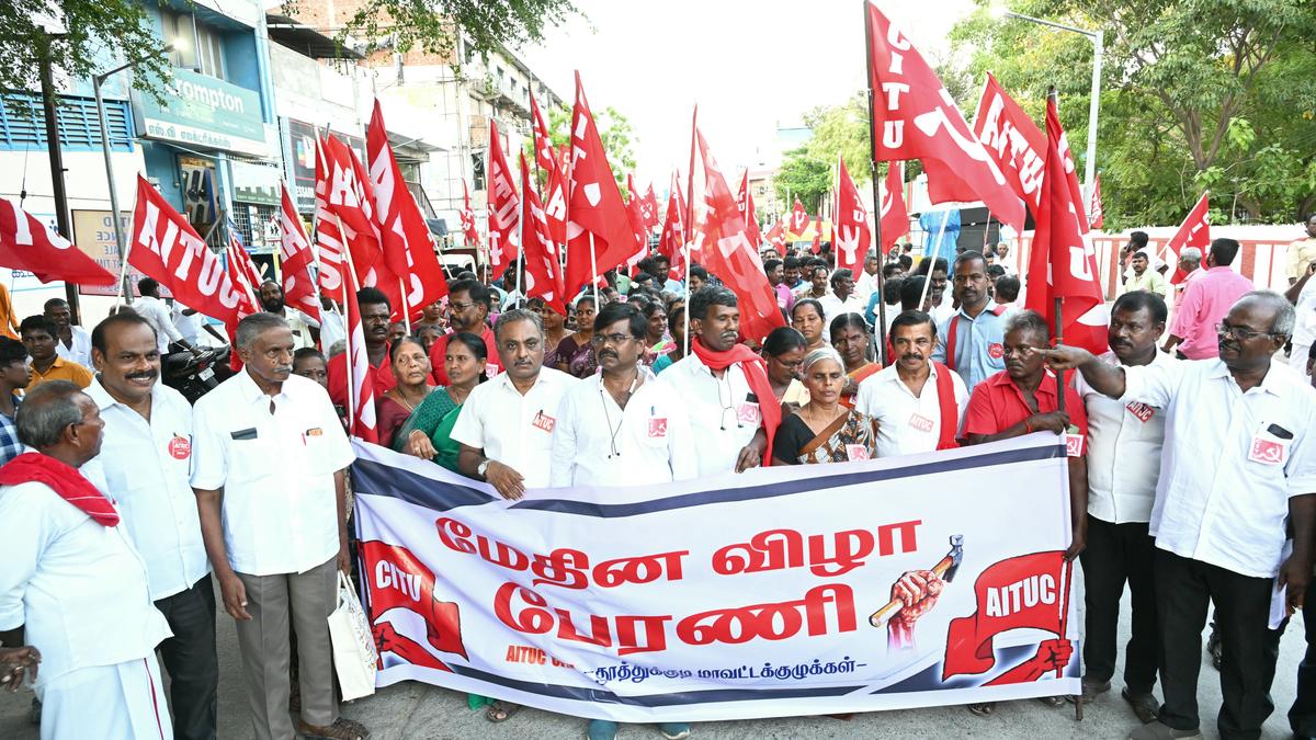 May Day rally taken out in Thoothukudi