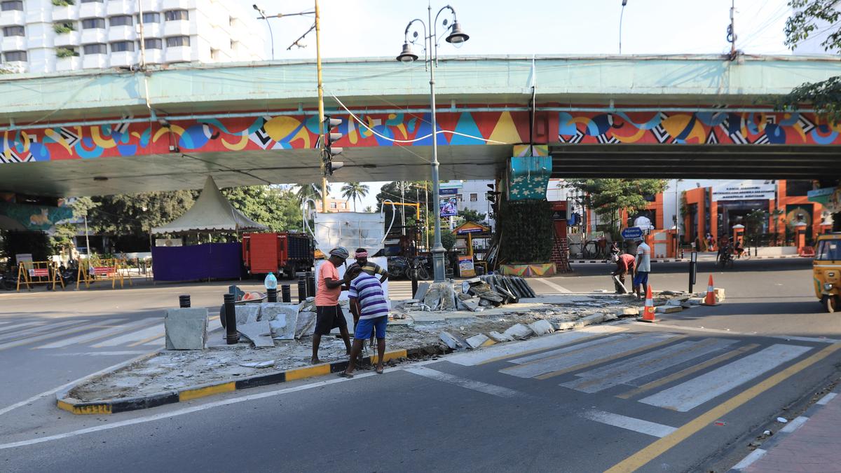 Infra work under way to improve traffic movement at busy junction in Chennai