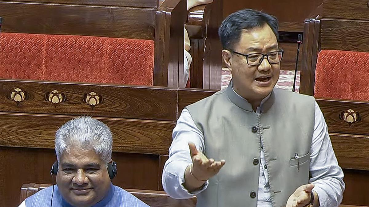 Discussion on SIR cannot take place in Lok Sabha as matter sub judice: Kiren Rijiju
