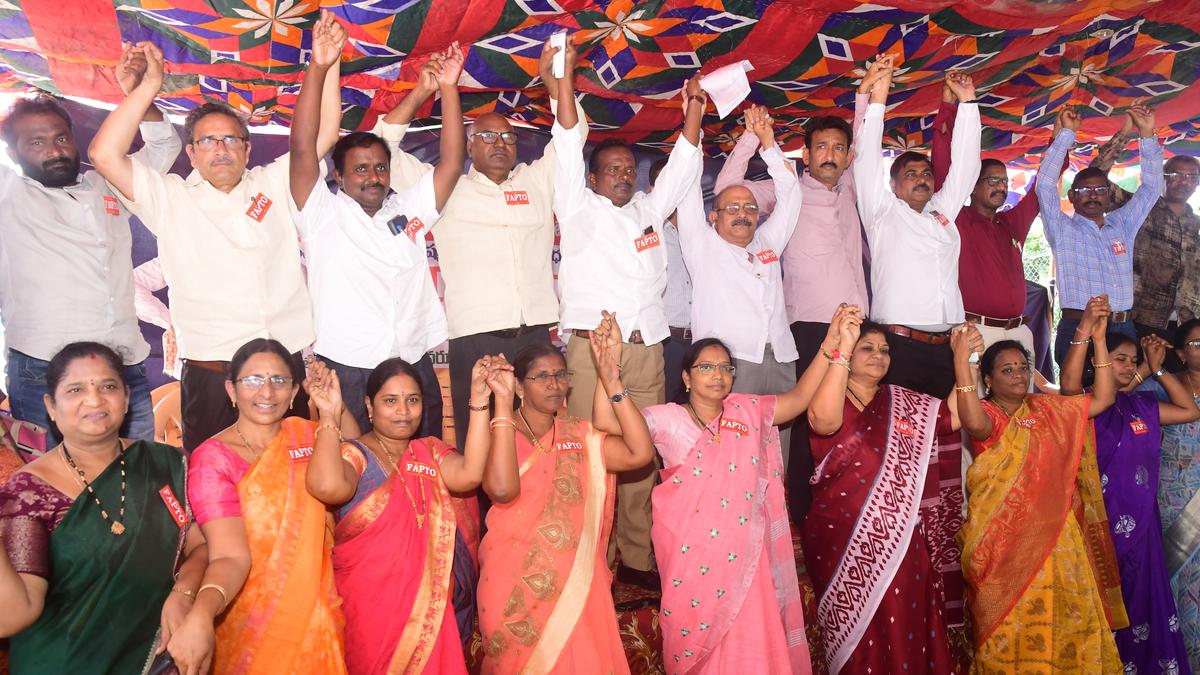 Teacher unions in Andhra Pradesh demand restoration of Old Pension Scheme, say GPS is unacceptable