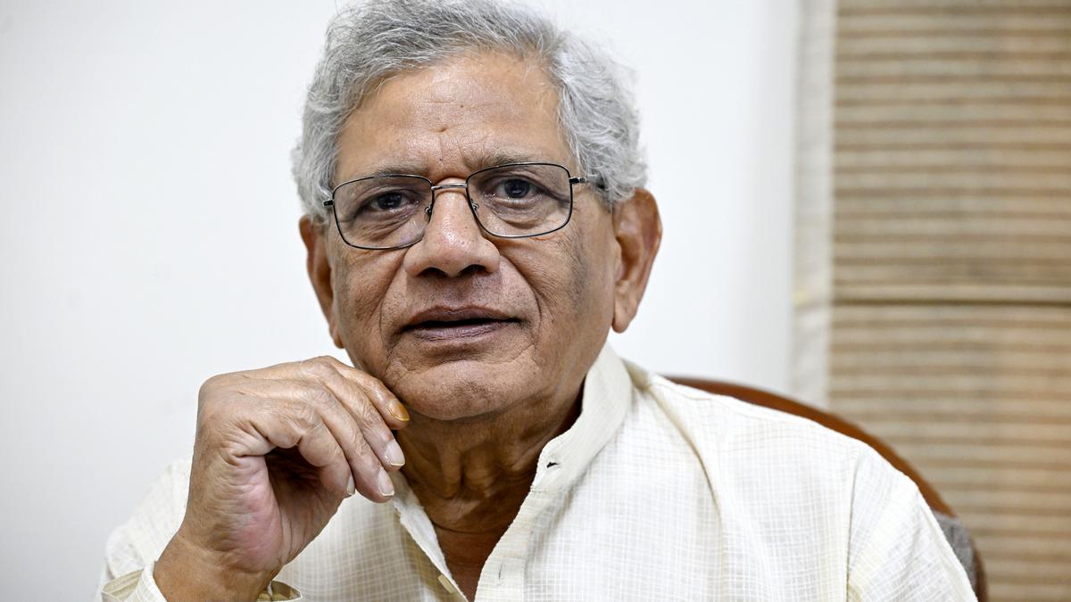 Governor, Chief Minister, and other leaders from T.N. condole Yechury’s death