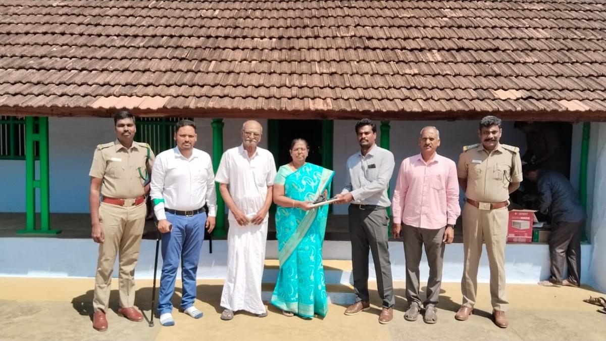 Educationist P. Shanmugam’s family gifts ancestral property in Anamalai taluk in Coimbatore to Forest Department