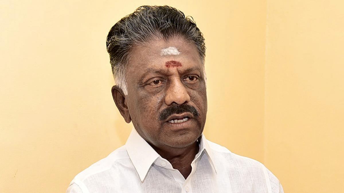 Panneerselvam appeals to T.N. CM to help kin of deceased COVID frontline workers