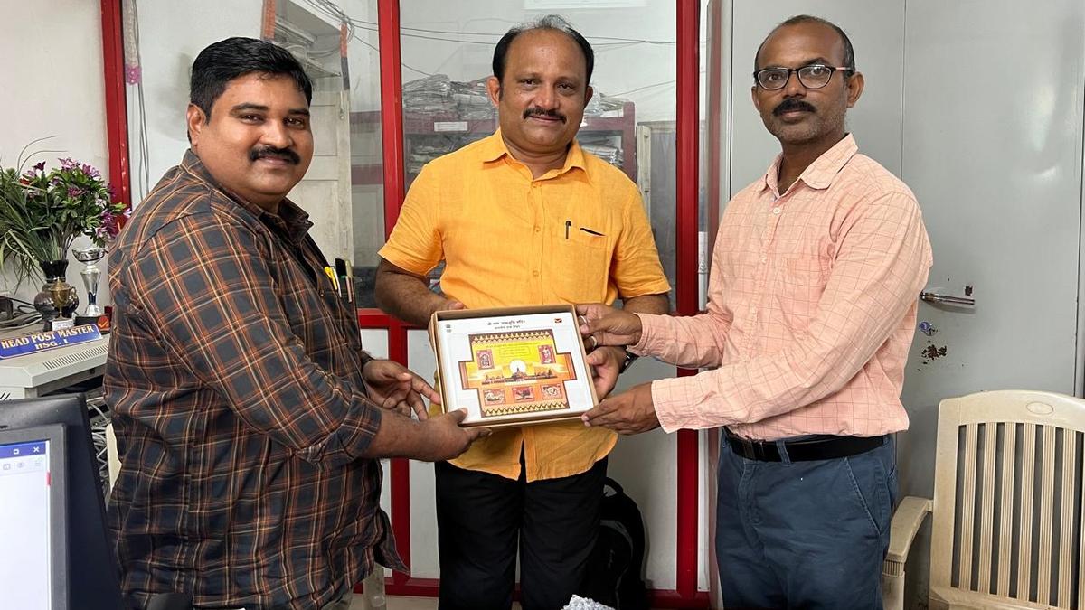 BJP leader releases Ayodhya souvenirs in Tekkali